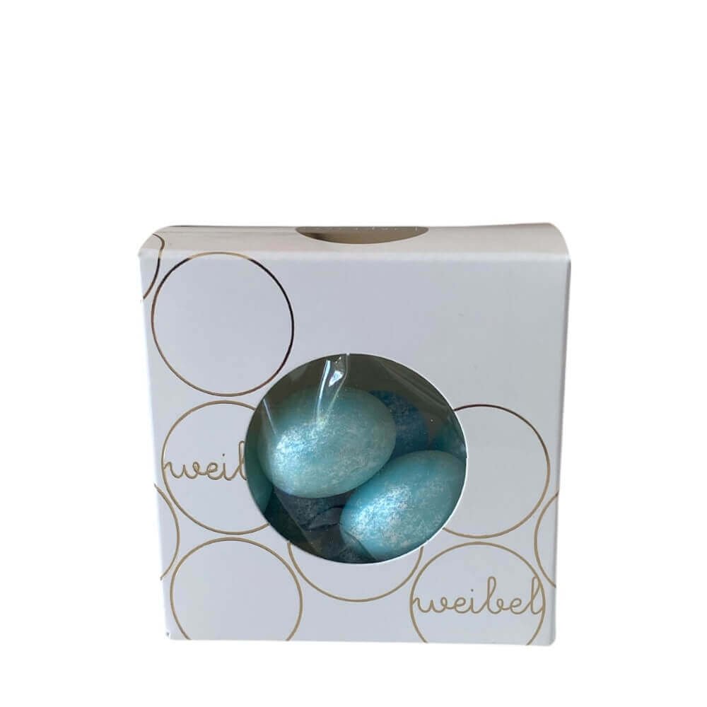  Chokolademandler: Weibel blues i lille hvid �ske 60g