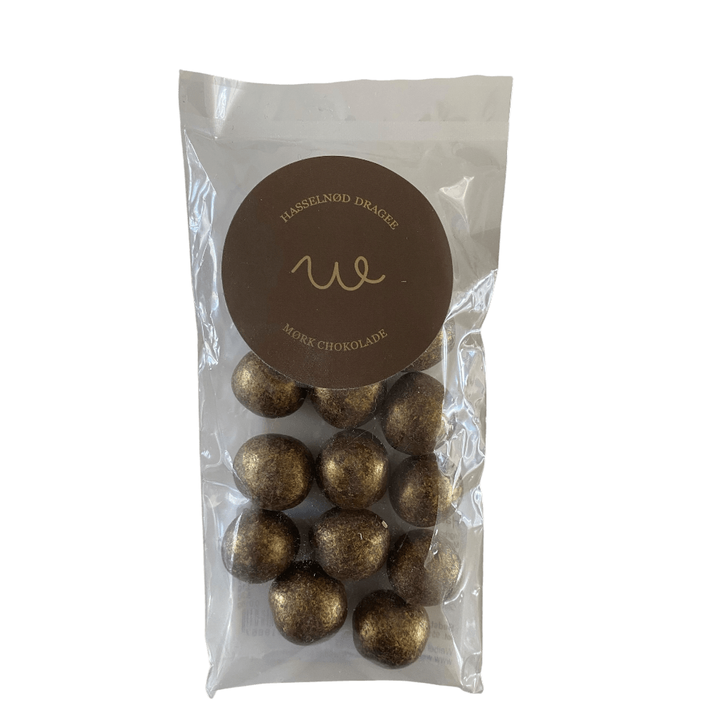 Chokolade � Weibel guld hasseln�dder fladpose 70g
