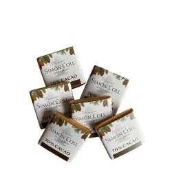  Chokolade: Simon Coll caf� chokolade m�rk 70% 5g 