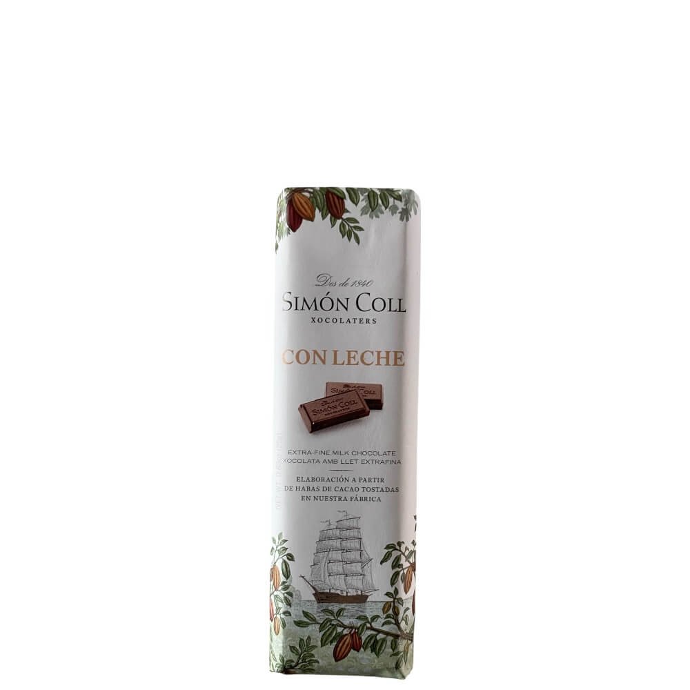  Chokolade - Simon Coll lys m�lkechokolade 25g � Lille spansk plade