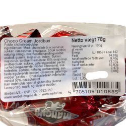 Choco cream jordbr bolsjer