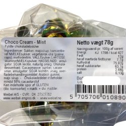 Bolsjer - Chokolade mint 