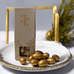 Chokolade mandler med gulvst�v