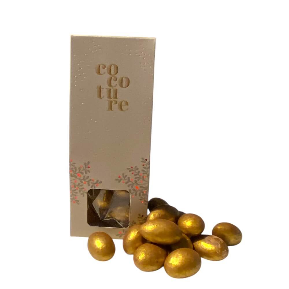 Chokolade mandler med gulvst�v