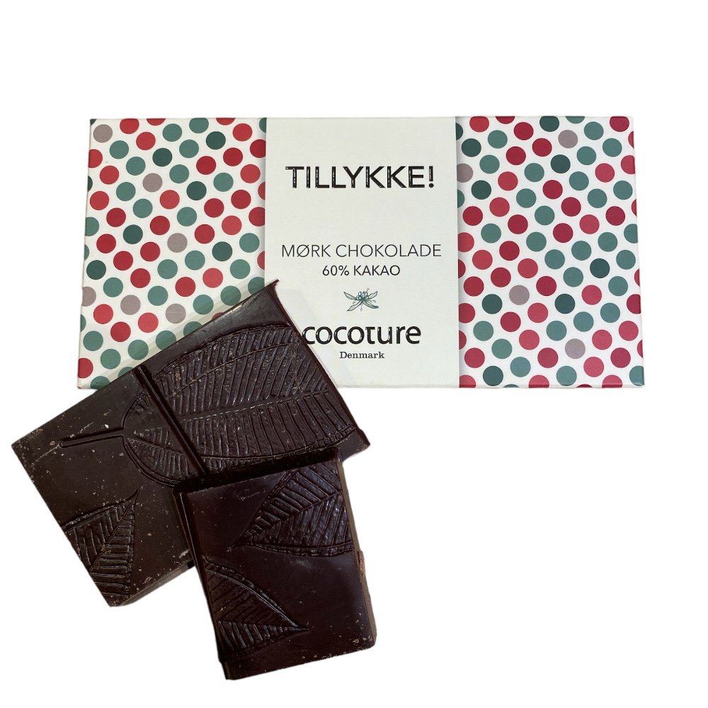 Cocoture chokoladeplade Tillykke