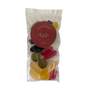 Vingummi: Weibel Engelsk vingummi fladpose 75g