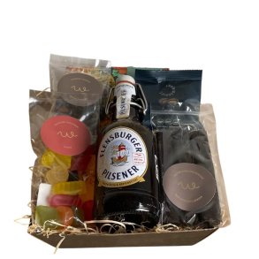  Lille Gavekurv med Flensburger �l & S�de Fristelser
