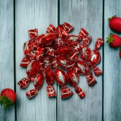 Bolsjer - Jordbr chokolade creme