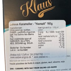 Karameller i �ske med havsalt - Caramels Tendres