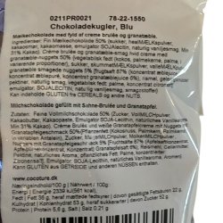 Chokoladekugle bl� - 1 stk. 