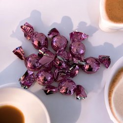 Chokoladekugle lyser�d - 1 stk.