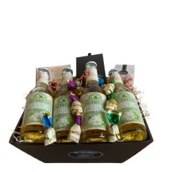  Gavekurv: Alkoholfri Thy hyldeblomst l�skekurv med chokolade
