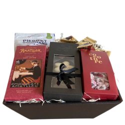 Gavekurv med chokoladeblomster - den perfekte sde gave