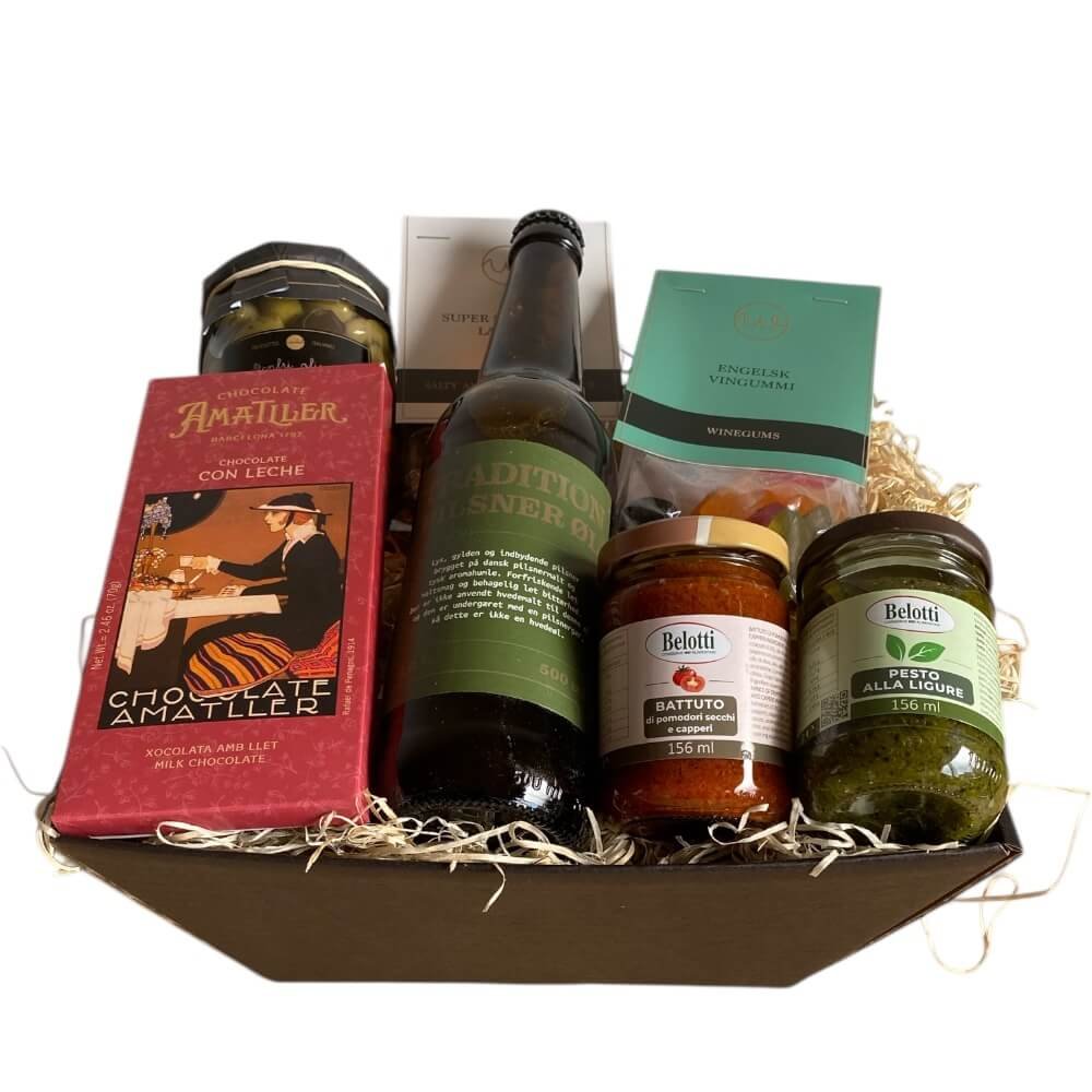 Gavekurven til livsnyderen � Special�l, gourmetpesto og s�de fristelser