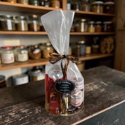 Gavepakke: Gylden bund med Columbia kaffe og mini abuelo rom