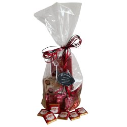  Gavepakke: Guldbund med Amatller og Noble chokoladehjerter