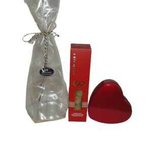 Chokolade og vingummi gavepakke