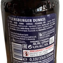 Flensburger Dunkel � Klassisk m�rk tysk �l