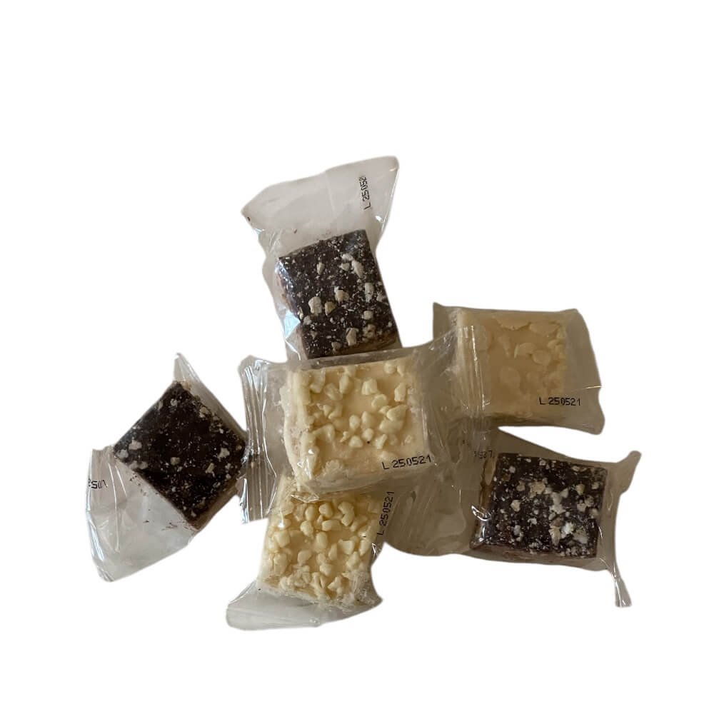 Nougatstykker med kakao - 4 stk.