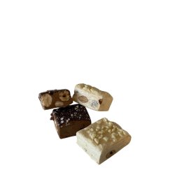 Nougatstykker med kakao - 4 stk.
