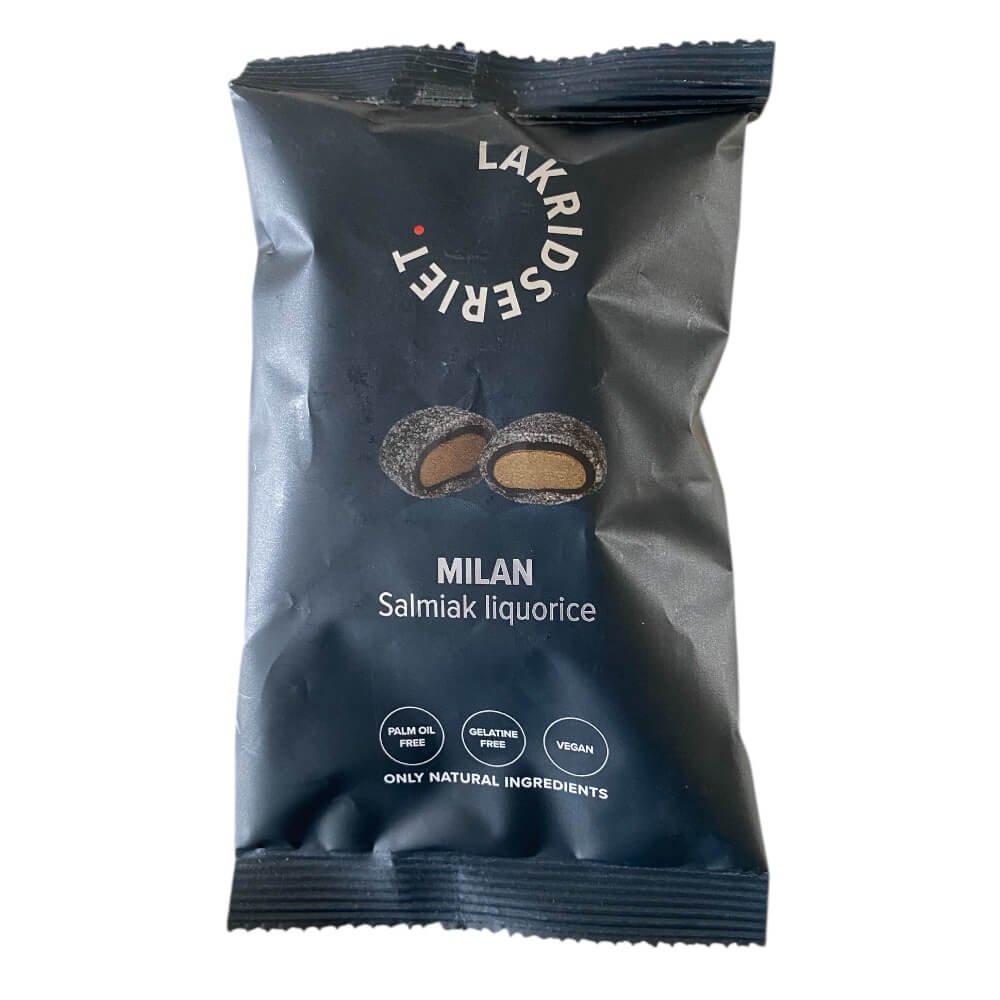 Lakridseriet Milano � Klassisk og intens salmiaklakrids til kenderen