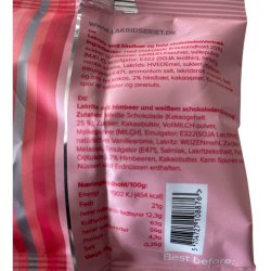  Lakridseriet Tokyo � Lakrids med hvid chokolade &amp; hindb�r