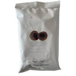 Lakridseriet Reykjavik i pose med fl�dechokolade og lakrids