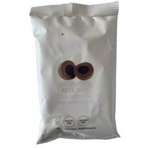 Lakridseriet Reykjavik i pose med fl�dechokolade og lakrids