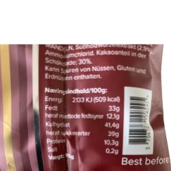  Lakridseriet Valencia � Spr�de mandler med luksuschokolade og lakridspulver