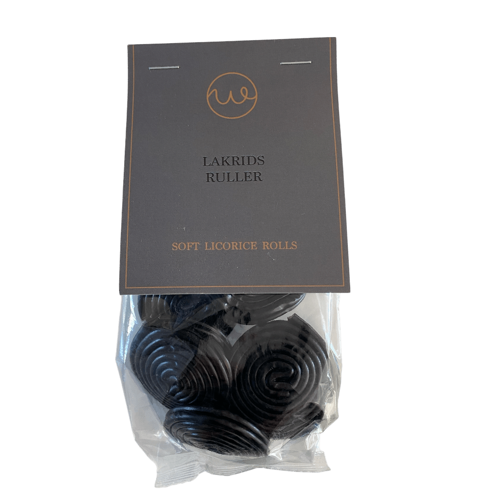 Lakrids: Weibel bl�de lakridsruller stor pose 130g