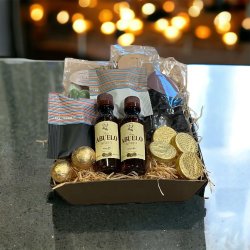 Gavekurv med Abuelo rom og sde lkkerier