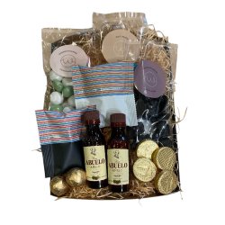 Gavekurv med Abuelo rom og sde lkkerier