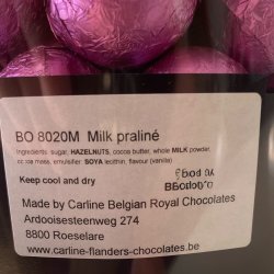 Enkeltvis Indpakkede balls lys chokolade med pralin� � Luksus chokoladekugler