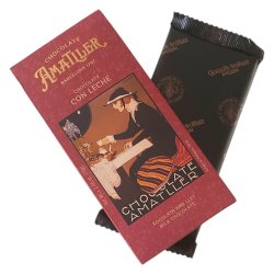 70g. lys chokoladeplade fra Amatler 