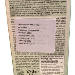 Italiensk pasta med basilikum og hvidlg