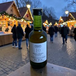 Portvin: Borges Soalheira 10 anos white port miniflaske 19% 5cl