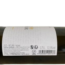 Fritz Walter Pfalz Riesling Trocken � Frisk og T�r Tysk Hvidvin