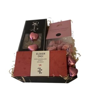 Jeg elsker dig gavekurv