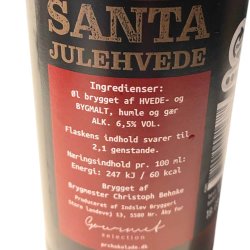 Santa Jule hvede l  smagen af jul p flaske