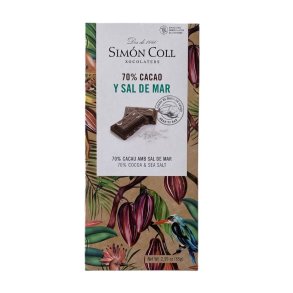 Chokolade Simon Coll med havsalt 70%