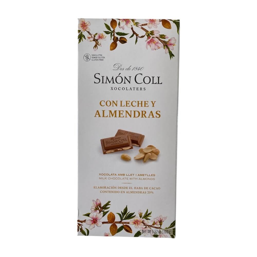 Lys chokolade med mandler - Simon Coll