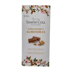 Lys chokolade med mandler - Simon Coll