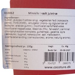 Slik | Slikmix i r�d spids jule�ske (45g)