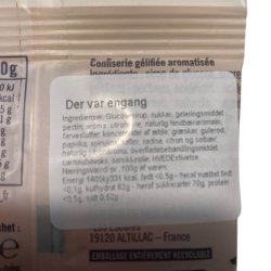 Der var engang - Sm� Franske vingummier