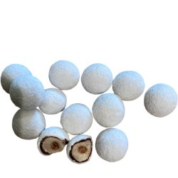 Mini marcipankugler med nougat