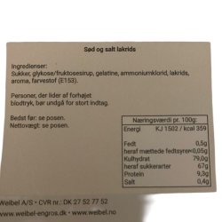 Super salt og s�d lakrids