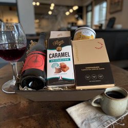 Luksus Gourmetkurv � Spansk Rodador R�dvin, Columbia Kaffe &amp; L�kkerier