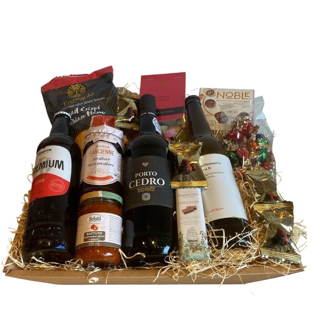 Gavekurv til �lelskeren: Special�l, Portvin &amp; Delikatesser