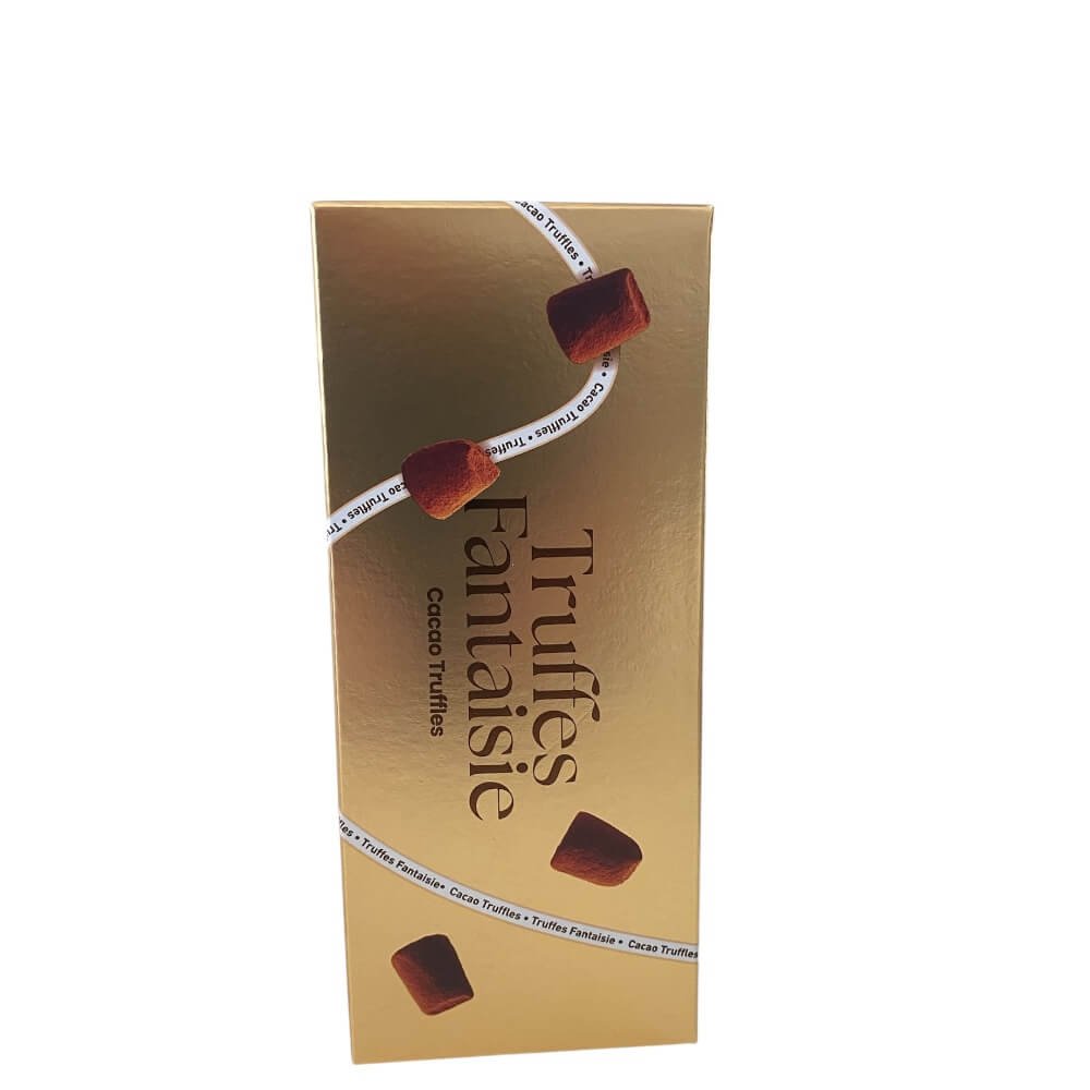  Chokolade � Weibel kakaotr�fler i guld�ske 55g