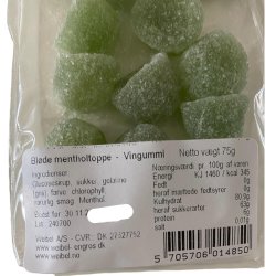  Vingummi: Weibel eukalyptuspoter fladpose 80g